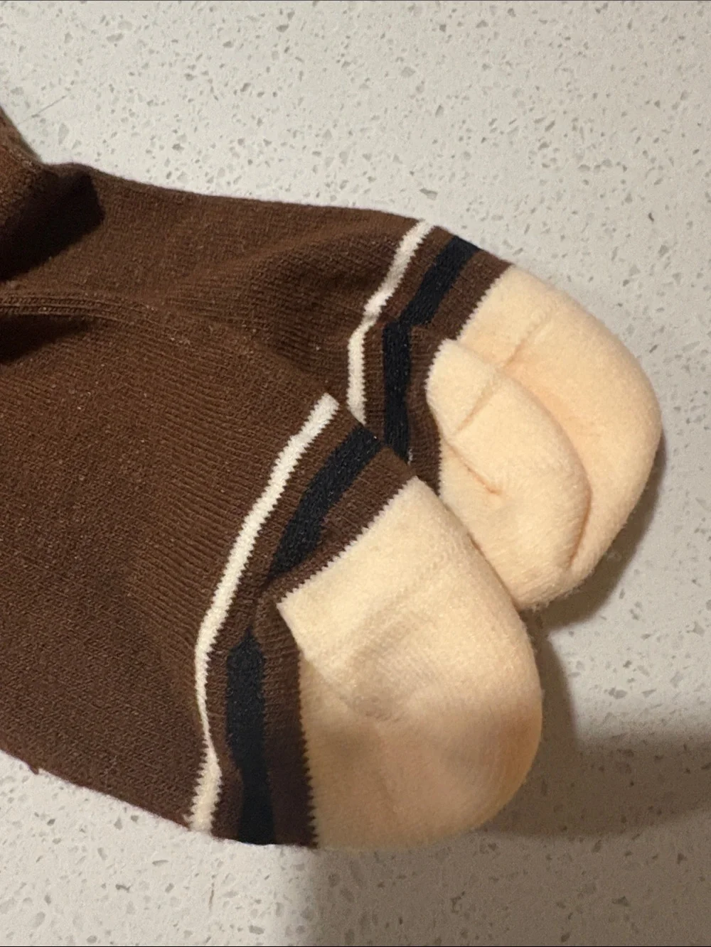 Gumball Poodle Coffee Makes Me Poop Novelty Brown Crew Socks - Unbranded